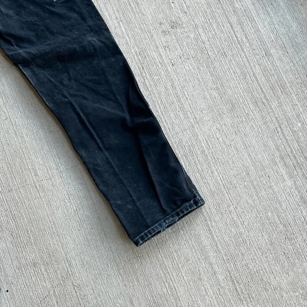 Carhartt faded black double knee work wear carpenter pants